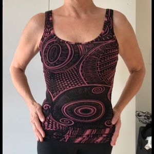 Jean Paul Gaultier Fuzzi tulle mesh top